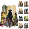 Women's Casual Long Sleeve Halloween Print Round Neck Knit Pullover Sweater Top