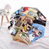 1pc Outdoor Umbrella with Anime Characters - Automatic Opening/Closing, Portable 3-Fold Design, 8-Rib Iron Frame - Perfect Gift for Fans, Travele