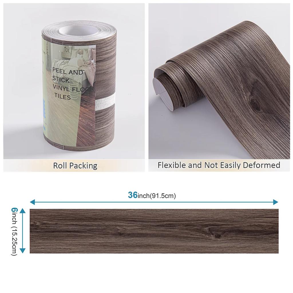 Plăci de podea autoadezive 10 buc 15 mp Plăci de podea din vinil autoadeziv Impermeabile Aspect de lemn