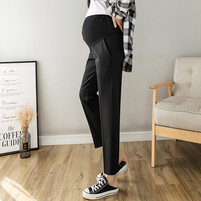 1683 Spring Maternity Straight-Leg Support Belly Nine-Point Casual Pants