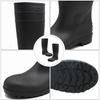 1Pair High Knee Rain Boots for Men Injection Molded Seamless PVC Rainproof Shoes Abrasion Resistant Farm Boots with Reinforced