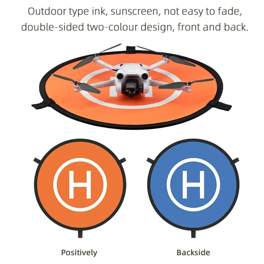 Foldable Drone Landing Pad Compatible with DJI Mini 4 Pro Mini 3 Mavic 3 Pro AVATA 2 Air 2 Mini 4K Quadcopter Accessories Mat