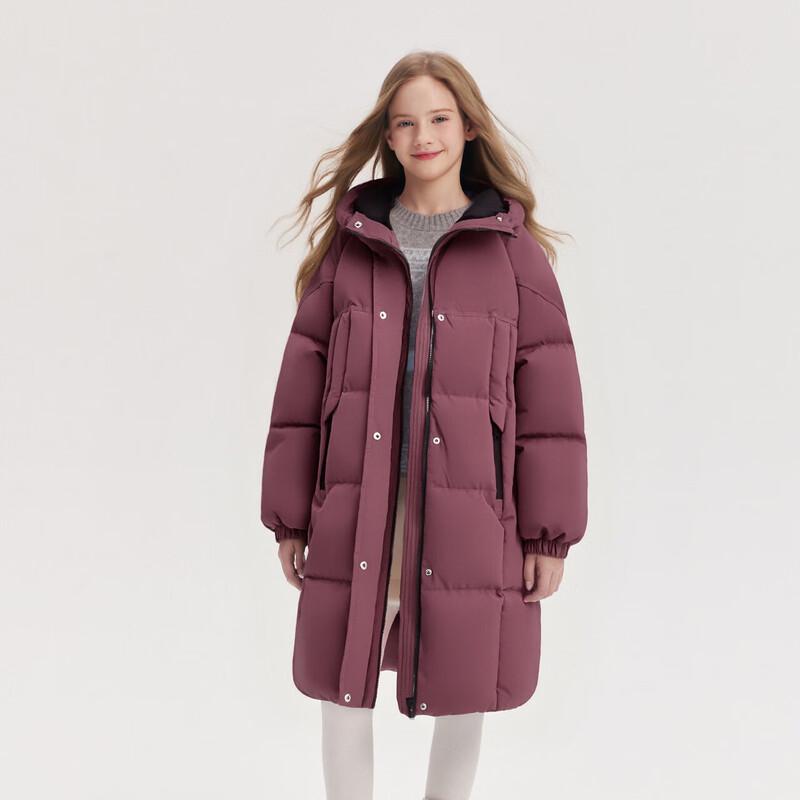 DEESHA Girls 2025 Winter Mid-Length Thick Down Jacket 130