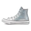 Кеды Chuck Taylor 1970-х годов Винтажные Высокие Канвасовые Женские Серебристые