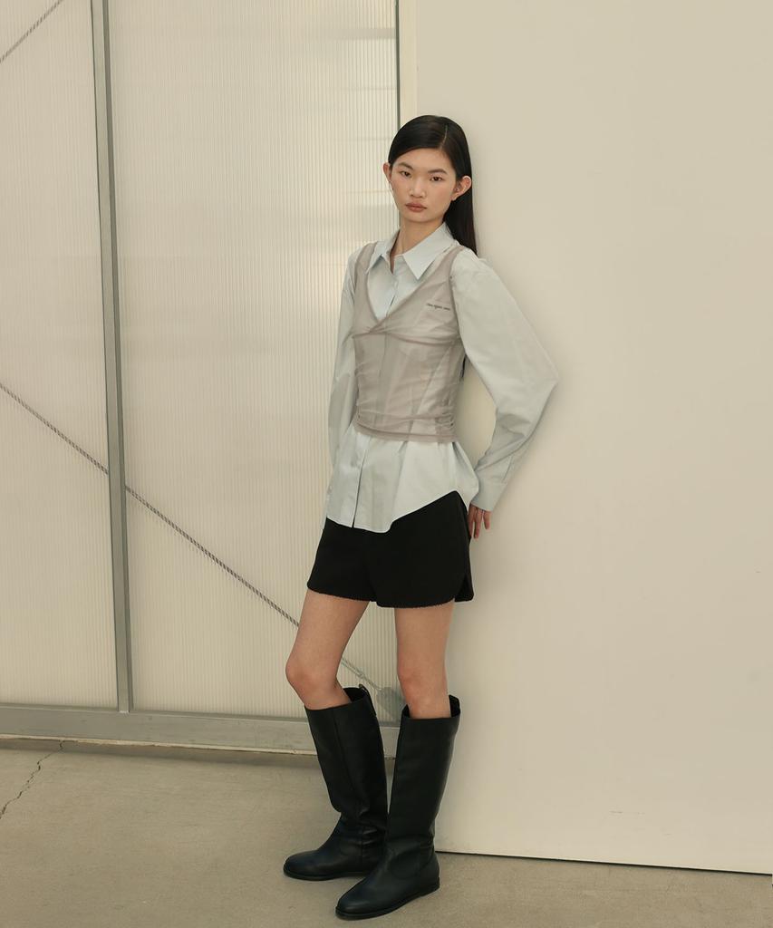 OURO Tweed Shorts [ Black ]