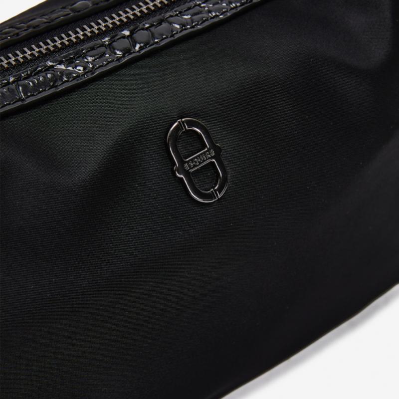 ESquire Collection ESquire Women S Nylon Chroni Shoulder Bag Black
