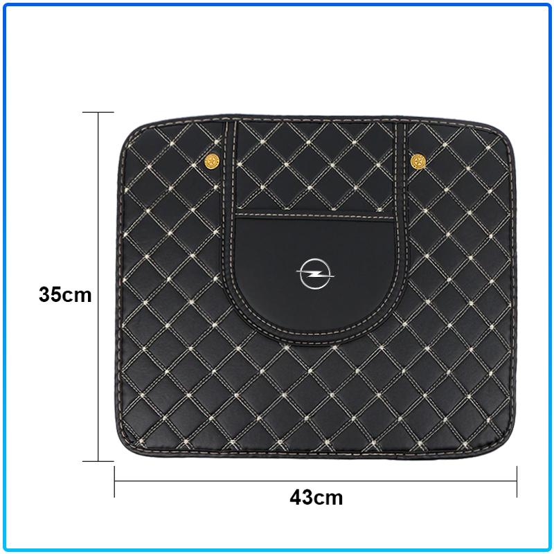 Car Seat Back Storage protective Pad Prevent Kick Mat For Opel crosa d astra h insignia astra j zafira b mokkaastra vivaro astra g