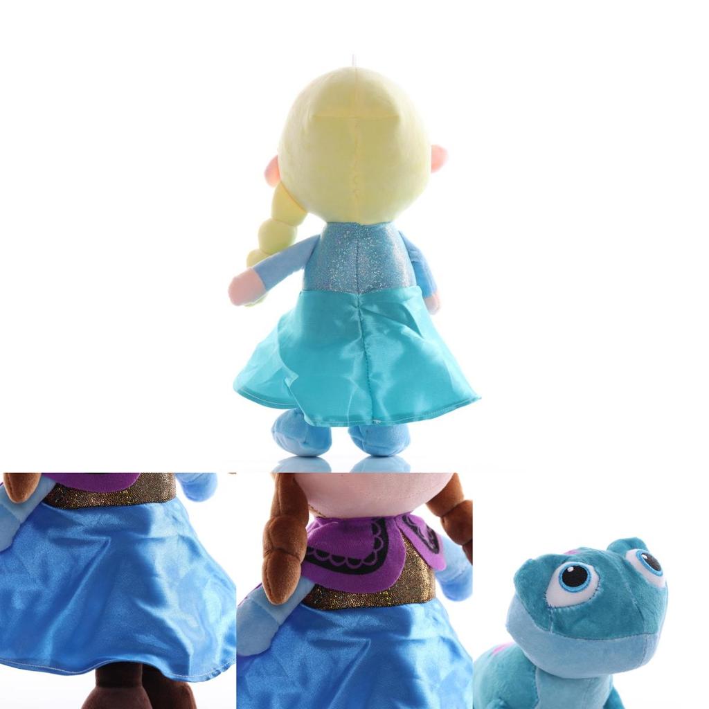 Disney Frozen 2 Stuffed Elsa&anna Princess Plush Doll Birthday Gift For Kids