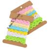 2pcs Versatile 8mm Width Rick Rack Trim Multi-Colors 2 Rolls Zig Zag Ribbon Woven Ribbon Tape For Sewing Projects