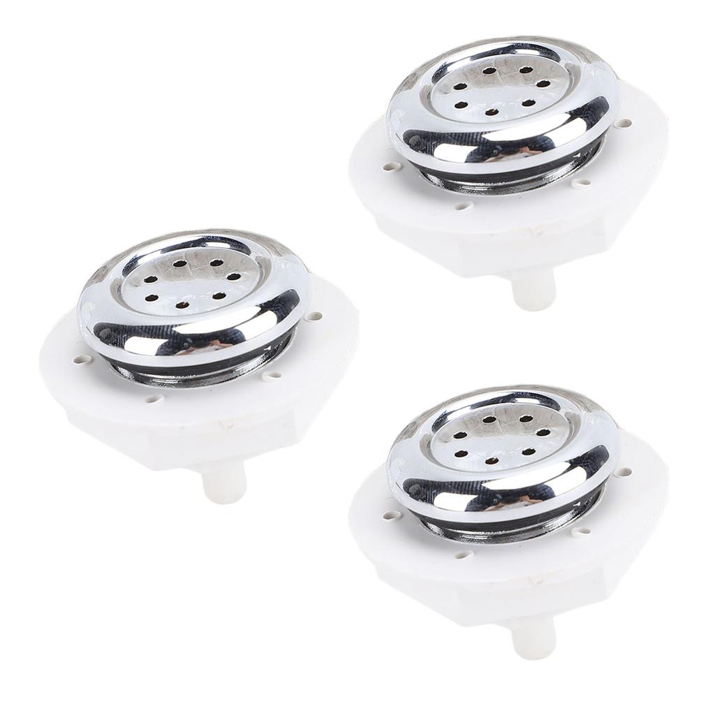 3Pcs 7 Hole Bathtub Nozzles,   Bubble Nozzle, Bubble   Nozzle Accessory for SPA, Hot Spring, Swimming Pool, Bathtub