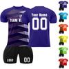 Personalised Shirts Kit Mens Girls With Name Number Custom Football Jerseys For Boys Training Suit