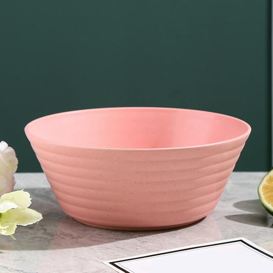 Japanese Instant Noodle Bowl Microwave Dishwasher Safe Large Capacity Stackable Unbreakable Cereal Soup Rice Bowl for Canteen