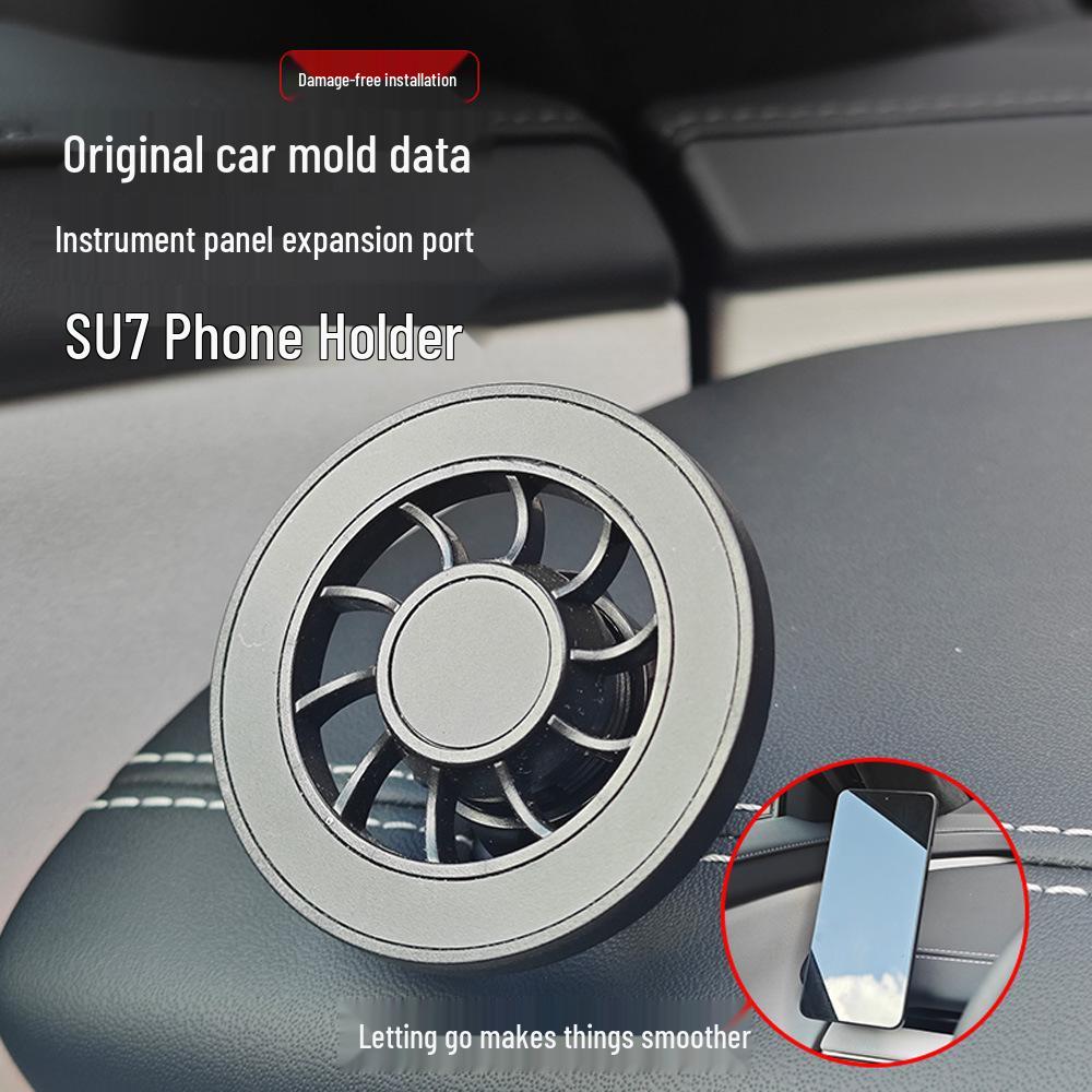 Magnetic Car Phone Holder for Dashboards - Secure Mount for Vehicle Navigation