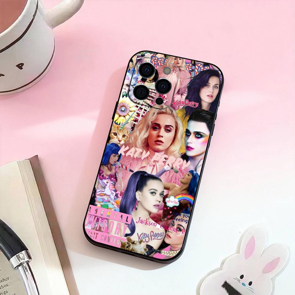 

Singer K-Katy Perry Phone Case For iPhone 17,16,15,14,13,12,11 Plus,Pro,Max,XS Silicone Soft Cover iPhone16
