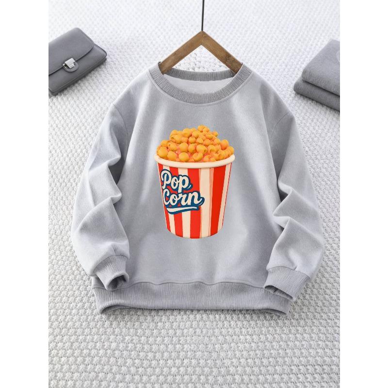 Unisex Round Neck Sweatshirt Fashion Print Top