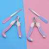 Pet Nail Clippers for Dogs and Cats, Stainless Steel Grooming Scissors with Straight Handle, Safe Toe Claw Trimmer Tool