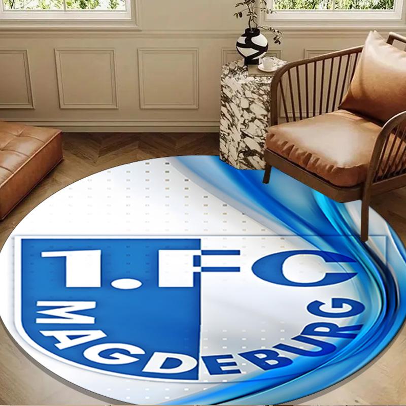 Magdeburg Flames Round mat Home Decor, Chair rug For livingroom,Bedroom, doormat home decor Birthday Gift Christmas Gifts
