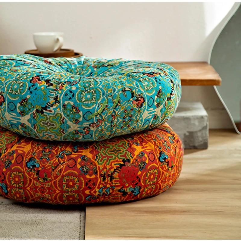 Moroccan Bay Window Tatami Mat Cushion Cushion Non Collapsing Bohemian Cushion Thick Cushion Lazy Fart Cushion On The Ground