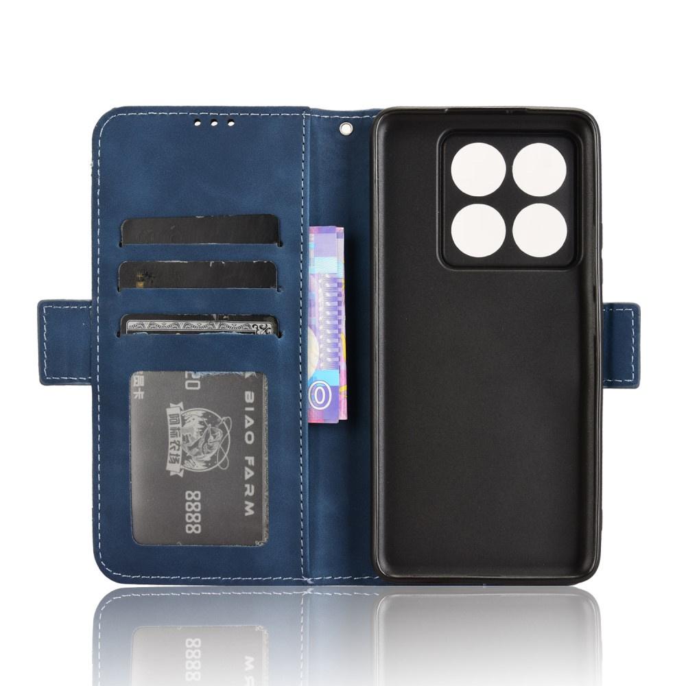 Flip case for Xiaomi 14T Pro, Card Slot, navy blue