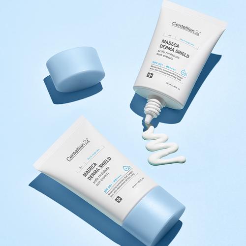 [Scheduled for restock in March] Madeca Derma Shield Safe Moisturizing Sun Cream 50ml