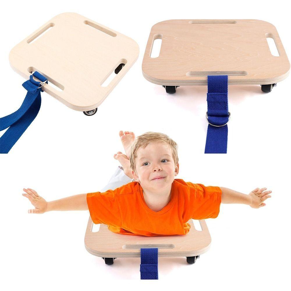 

Безопасный детский самокат с универсальными колесами, балансирующий самокат, портативный деревянный самокат