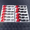 3D ABS Car Sticker Body Trunk Fender Badge Decoration Decal Auto Modification Accessorie for RS3 RS4 RS5 RS6 RS7 RS8 Emblem