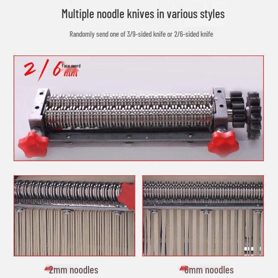 Household Stainless Steel Electric Dough Press for Dumplings, Noodles, and Buns
