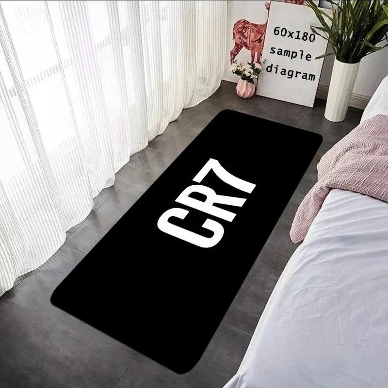 Foot Carpets CR7 Living Room Rug Cristiano Ronaldo Entrance Doormat Bathroom Rug Floor Mat Carpet Anti Slip Home Kitchen Hallway