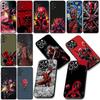 Deadpool Super Hero Marvels Phone Case for Samsung Galaxy Note 20 9 10 S8 S10 Lite S9 Plus A54 A53 A21S S10E A17 Cover Casing