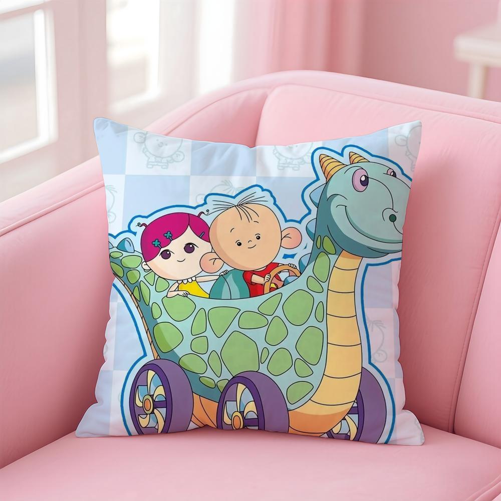 Funny Chinese Cartoon BBigEar Tutu Cushion Cover Pillow Case Soft Skin Friendly Fabric  Concealed Zipper