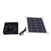 Solar Powered Exhaust Fan Kit 7W Solar Panel Fan Ventilator for Pet House Chicken Coop Greenhouse Shed