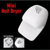 White Nail Art Manicure Tool UV lampa Mini Roztomilý Sušič laku na nehty Obráběcí stroje Přenosný vysoušeč vzduchu