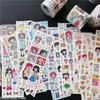 One Cycle Cute Hand-drawn Anime Cartoon Girl Stickers 35-50cm for Craft Supplies Scrapbooking Material Phone
