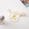 Back Sweat Absorbent Towel High Absorb Back Towel Cartoon Embroidery Cotton Back Cloth Children Unisex Long Sweat Towel