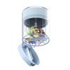 7-Day 2In1 Pill Cases Portable with Pill Cutter Travel Vitamin Box Pill Organizer Container Organizer Storage Fish Oils Hygienic Medication Organizer