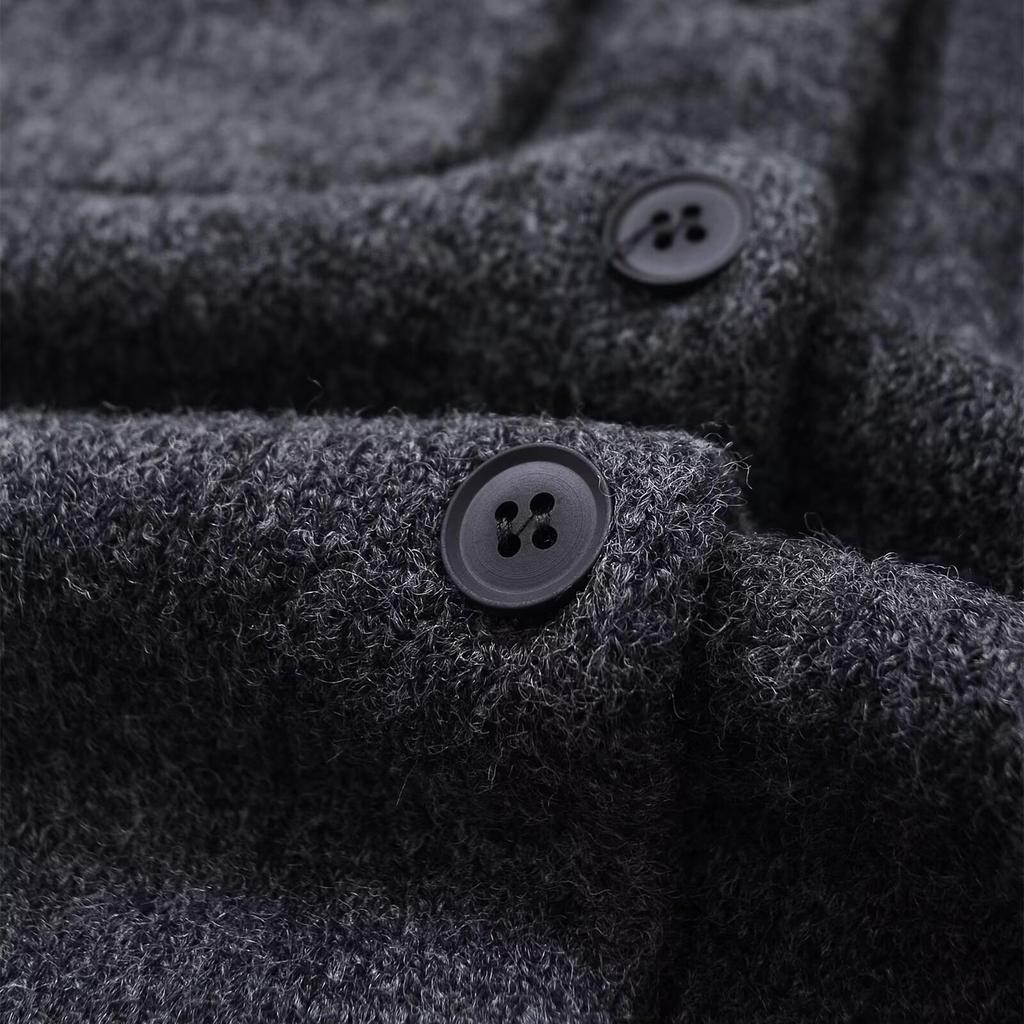 2025 Spring Women's Elegant Commuter POLO Collar Long-Sleeve Knit Cardigan