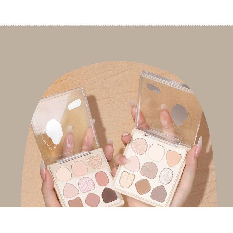 biya - Geometry 9-Color Eyeshadow Palette - 2 Types