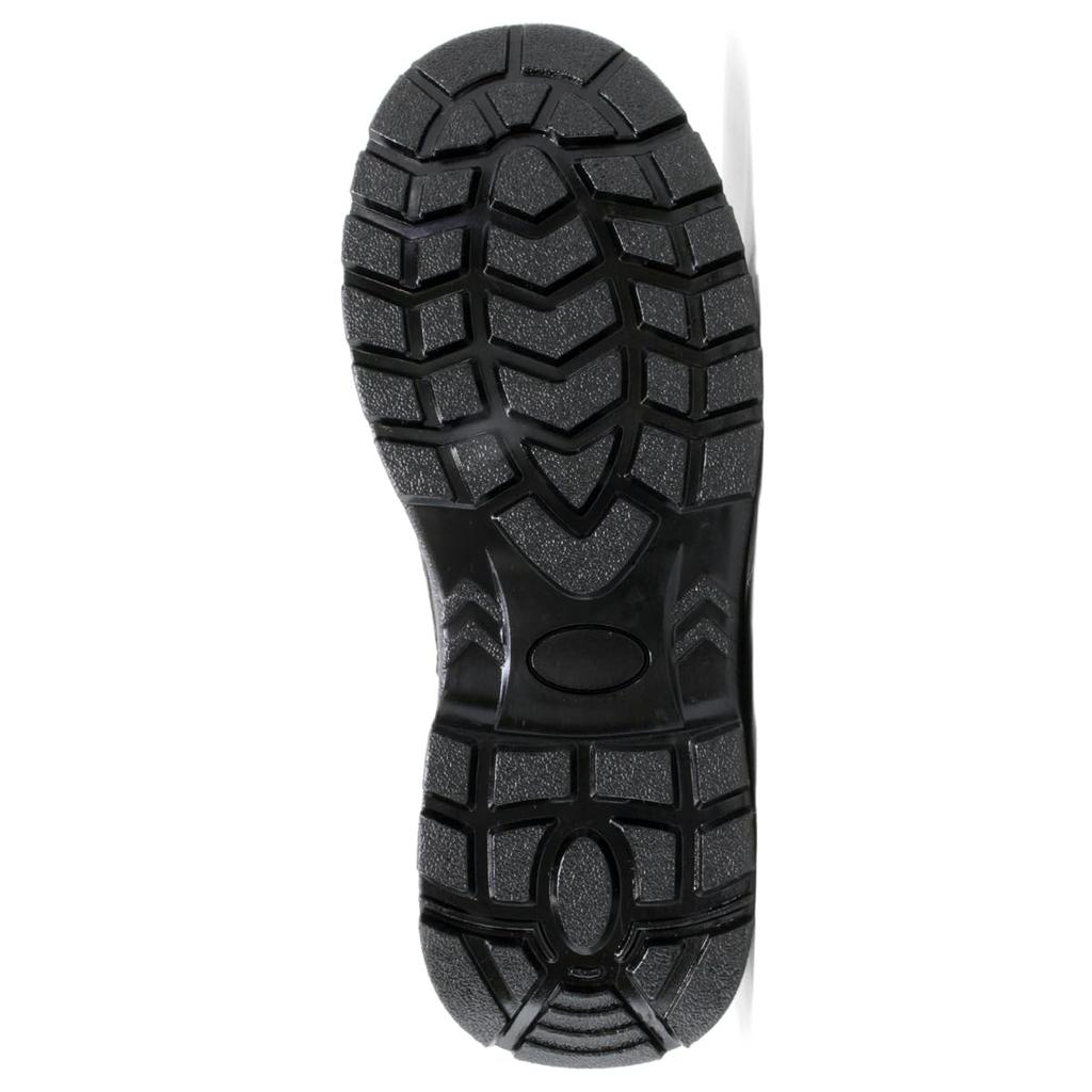 Edwin esm500 Safety Steel Toe Wide Engineer Side Zipper Dark Size Men's Boots, Cap, Width, 4E, Lightweight, Boots, Shock-Absorbing Sole, Closure,