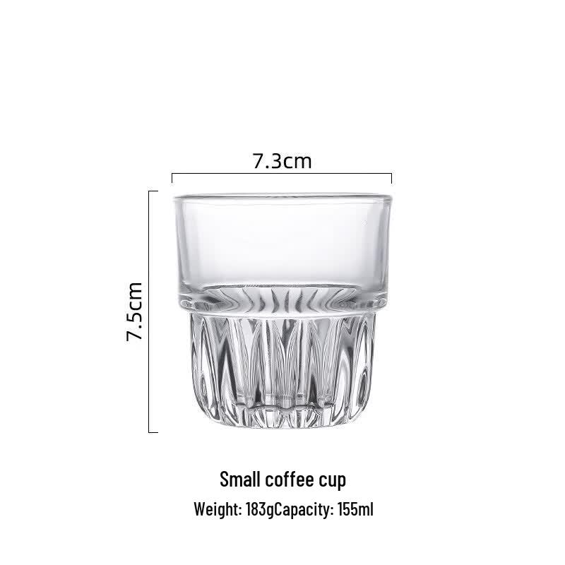 Deou Starlight Retro American Iced Coffee Glass Tumbler