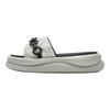 FILA Sponge Dolphin Comfortable Simple Versatile Quick-Dry Slide Sandals Women Footwear Silver White Black F12W422501FSG