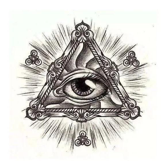 Ring Ancient Egypt Eye God Egyptian Triangle Amulet Talisman Stainless Steel Protect Power Jewelry Gift Hip Hop Rock Goth Gothic