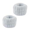 Plush Wrist Strap Face Wash Spa Bracelet Spa Bracer Absorbs Sweat Coral Fleece Waterproof Headband
