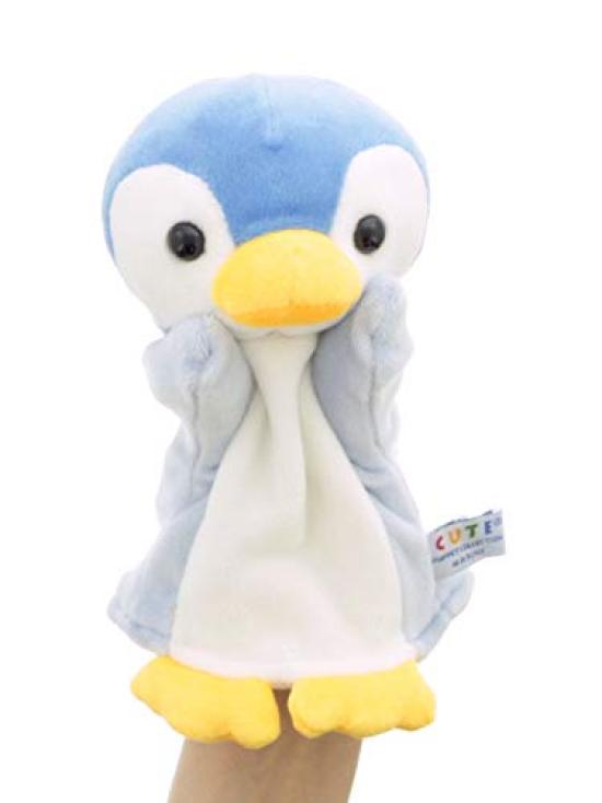 PUPPET COLLECTION MARINE Baby Penguin Hand Puppet Blue Kids
