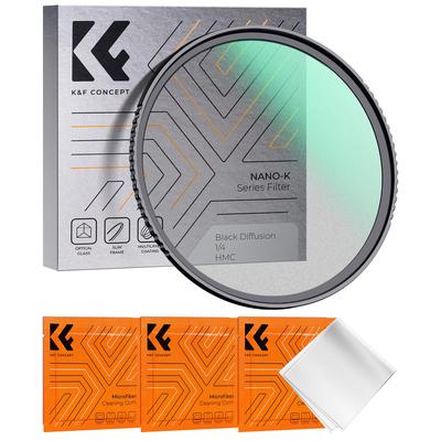 Concept 77mm Black Mist Filter Soft Effect Contrast Adjustment Soft Delineation Filter Multilayer Nano Coating Aviation Aluminum Material Thin Frame 3