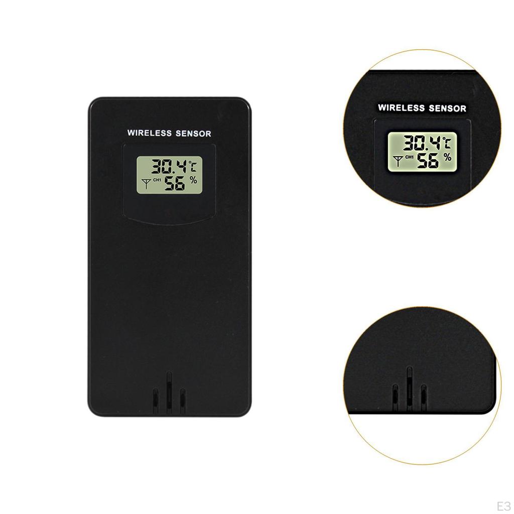 Temperature Humidity Sensor Professional Practical Indoor Outdoor Wireless
