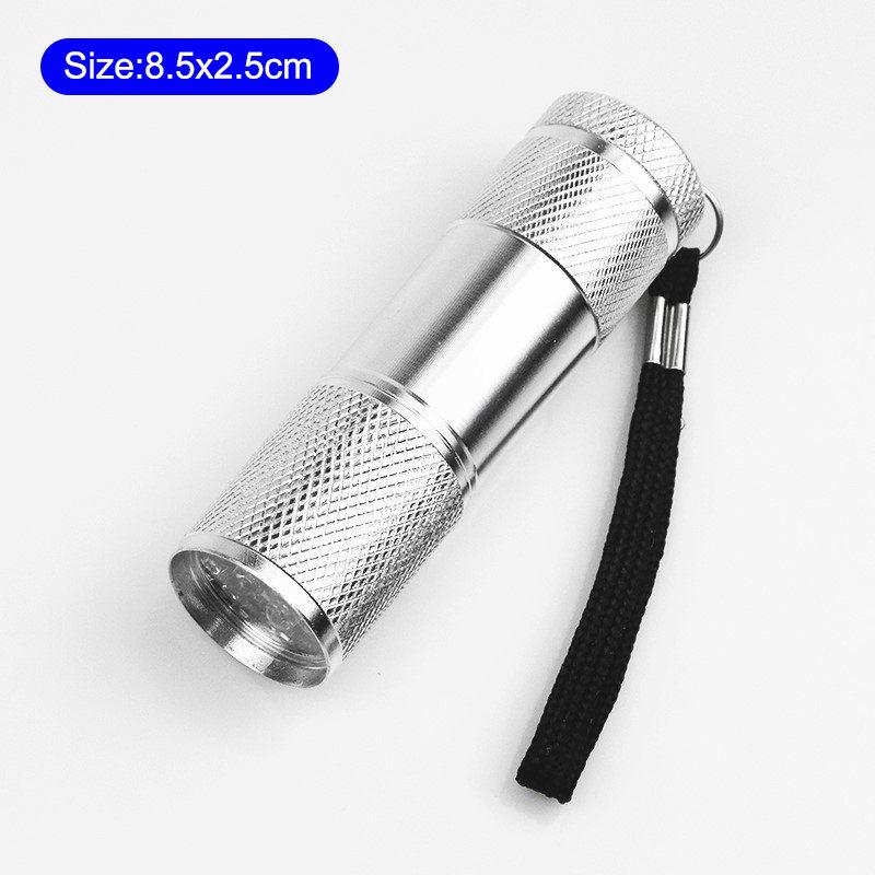 Uv Flashlight Uv Light Flashlight 395Nm Black Light Flashlight Mini Blacklight Torch For Uv Resin Glue Curing Pet Urine Stain