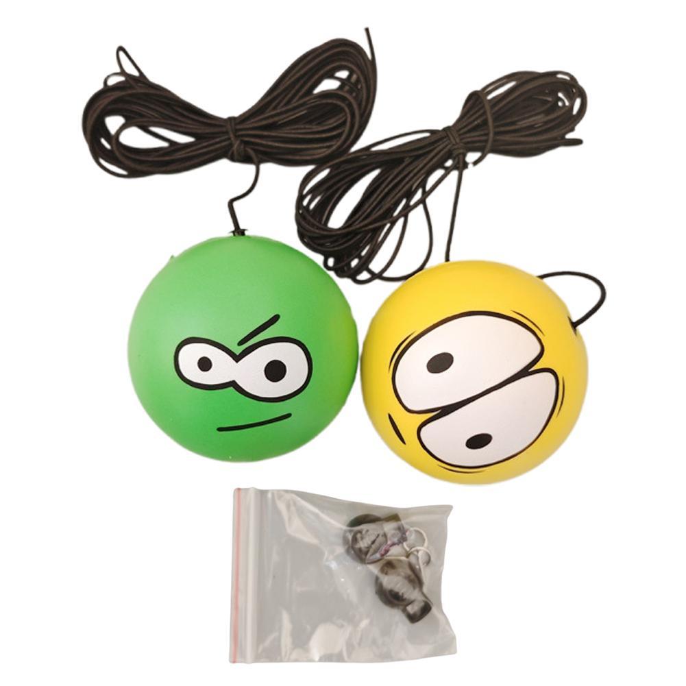 Garage Tennis Parking Aid 7cm Garage Hanging Ball 4m Elastic Rope PU Foam Ball Car Parking Sign Decoration General Car Ornament