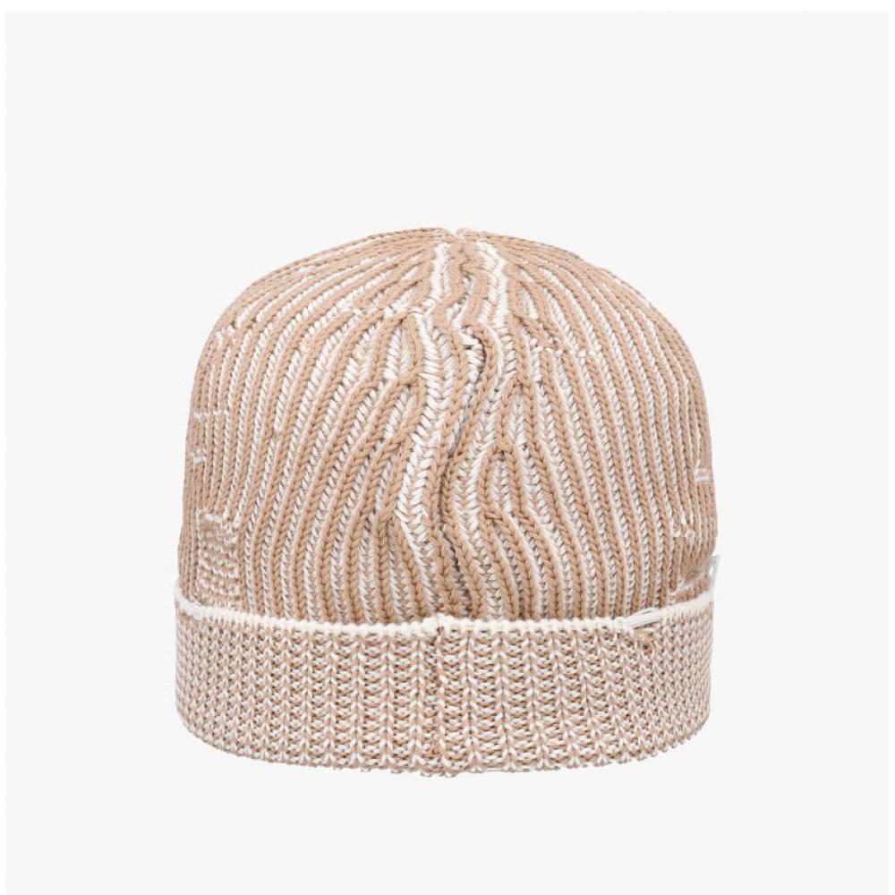 Maison Margiela Mm6 Logo Patch Ribbed Beanie S52tb0011 M13214