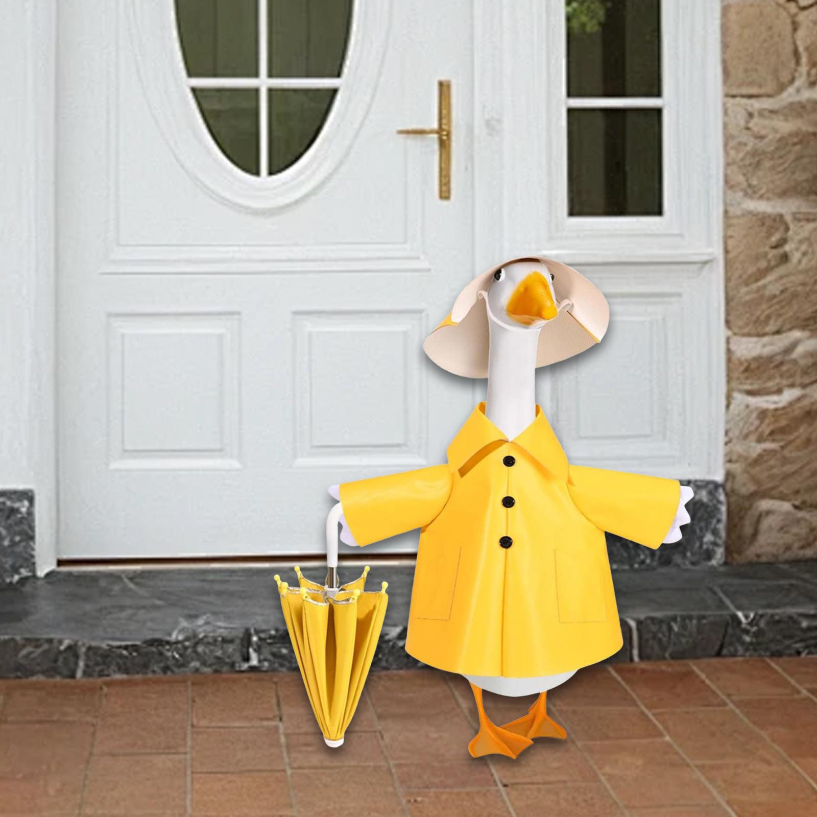 

Lawn Goose Outfit for 23 inch Statue Creative Cute Goose Figurine Outfit Apparel Costume for Yard Patio Garden Balcony Decor