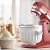 Parti per Gelatiera per Impastatrice Planetaria Accessori per Gelatiera Installazione Facile Attacco per Sorbetto e Gelato
